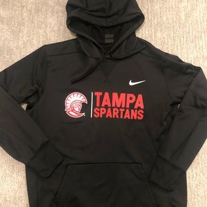 Black & red super soft Tampa Spartans Nike sweatshirt